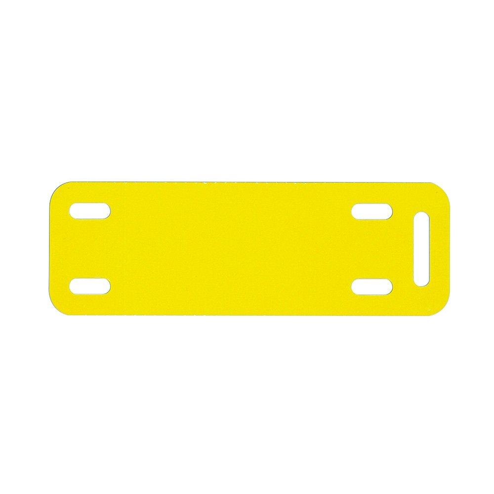 Panduit M200X100Y6T Thermal Transfer Marker Plate, Polyester/Polyolefin, Yellow 2.00 by 1.00"