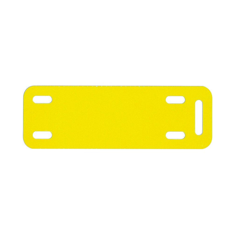 Panduit M200X100Y6T Thermal Transfer Marker Plate, Polyester/Polyolefin, Yellow 2.00 by 1.00"