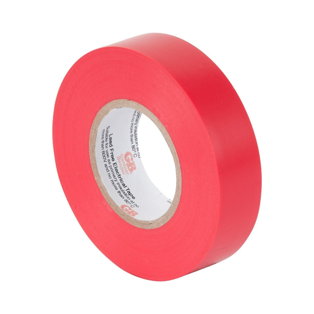 Gardner Bender GTR-667P Electrical Tape, ¾ in x 66 ft., Durable, Easy-Wrap, Flame Retardant, Red