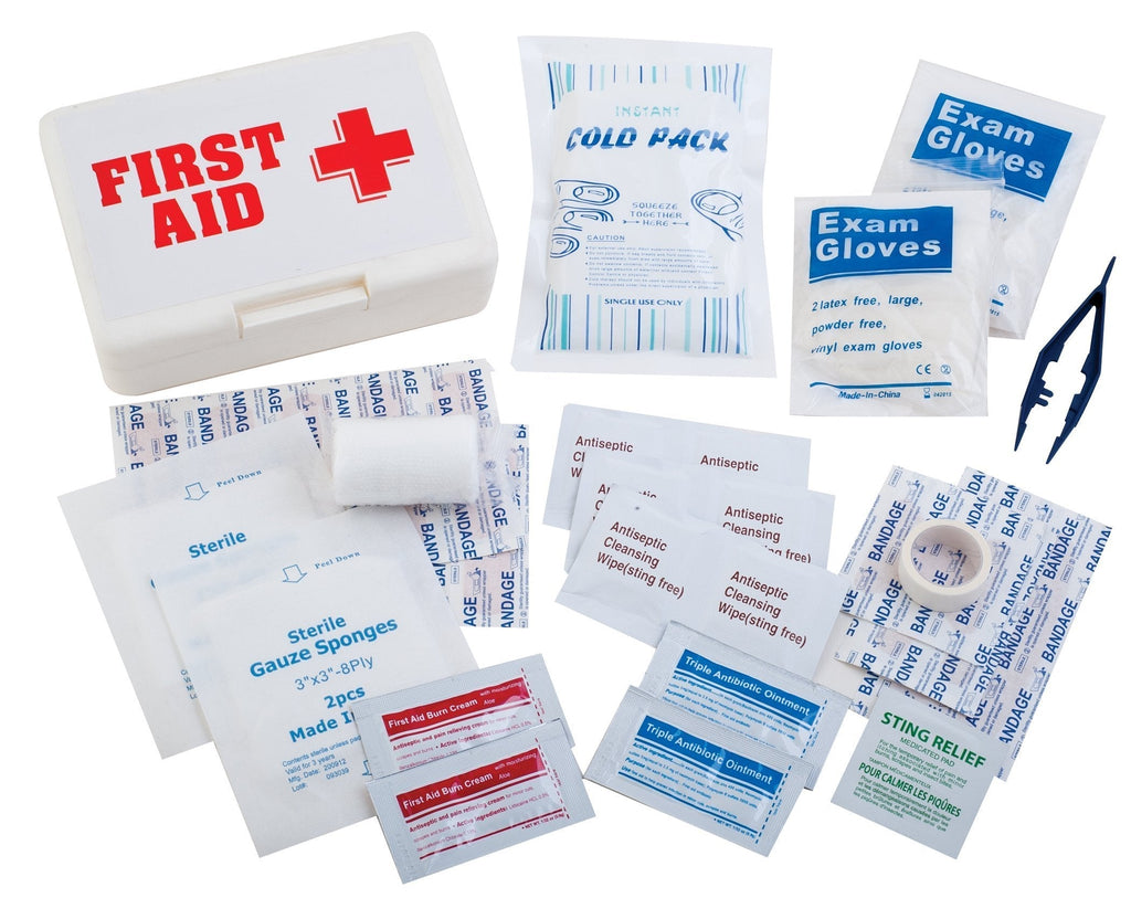 Champion Sports First Aid Kit (White)