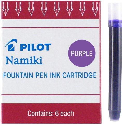 PILOT Namiki IC50 Fountain Pen Ink Cartridges, Purple, 6-Pack (69004) 1