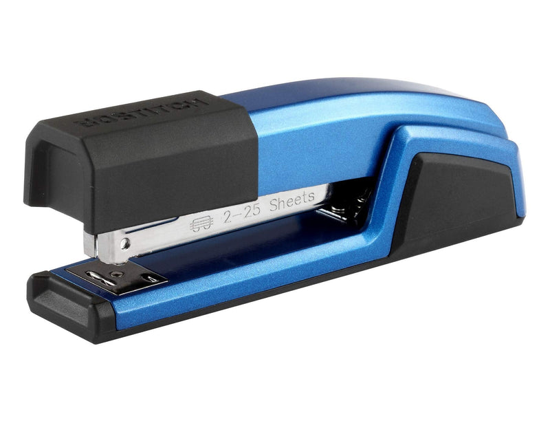 Bostitch Epic All Metal 3 in 1 Stapler with Integrated Remover & Staple Storage, Blue (B777-BLUE)