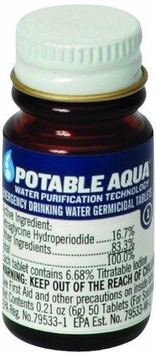 Honeywell Water Purification Tabs, 50 per bottle 140175