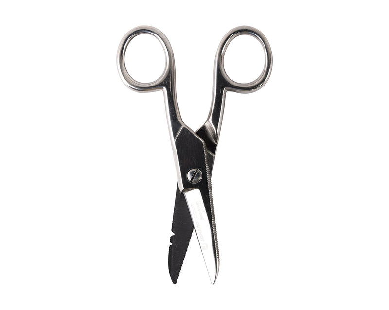 Jonard Tools ES-1964 Stainless Steel Electrician Scissors, for Heavy Duty Use Electrician's Scissors
