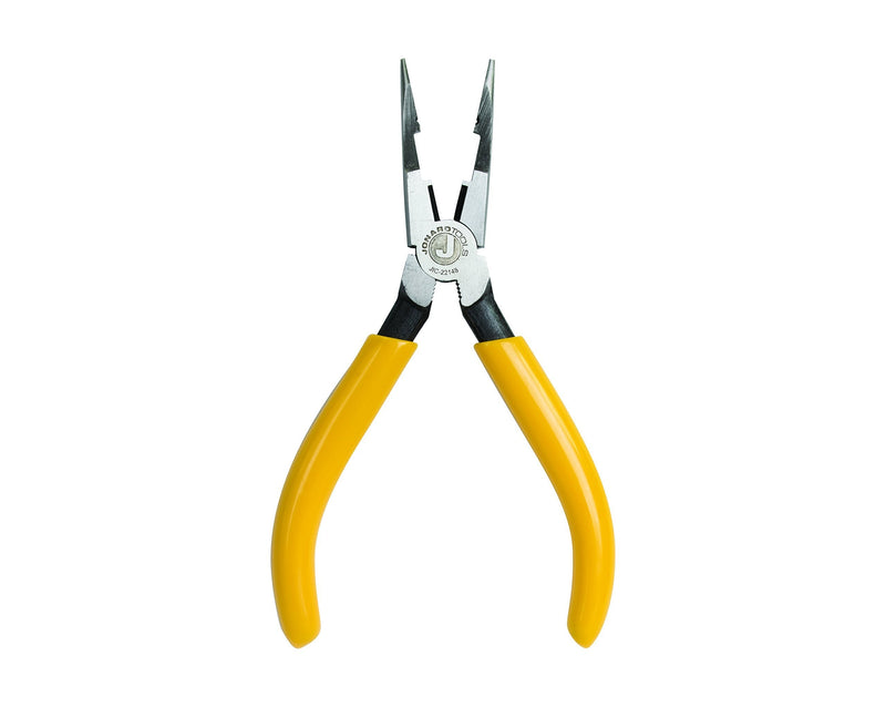 Jonard JIC-22148 Combo Crimper Long Nose Plier with Yellow Plastic Handle, 6-7/8" Length