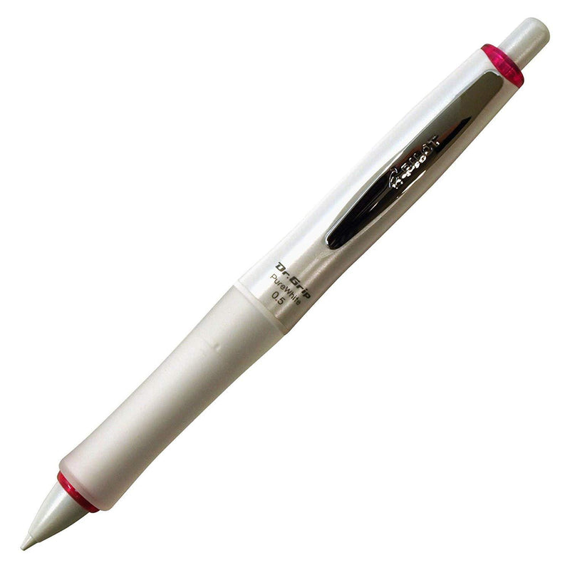 Pilot Dr.Grip Pure White Shaky Mechanical Pencil 0.5mm Pink