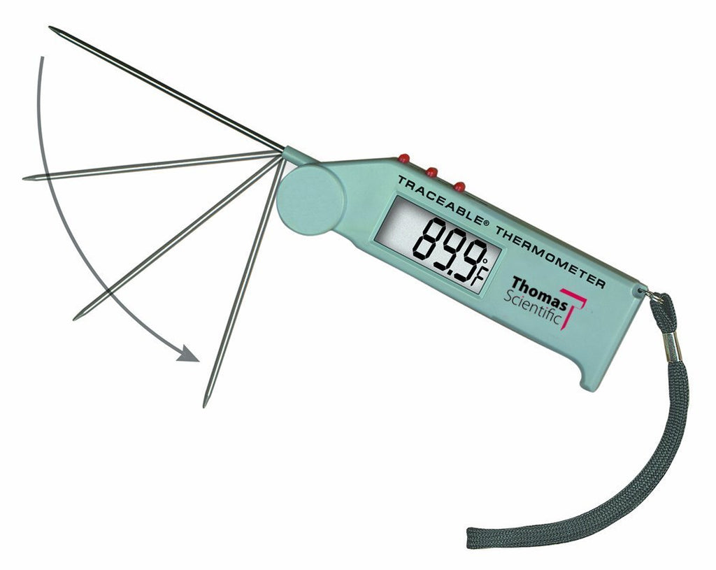 Thomas - 4372 Traceable Flip-Stick Thermometer, 4.5" Stem, -58 to 572 degree F, -50 to 300 degree C