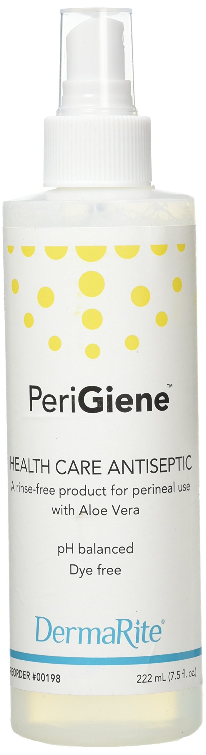 PeriGiene Antimicrobial No-Rinse Perineal Cleanser 7.5 Ounce Spray Bottle 7.5 Fl Oz (Pack of 1)