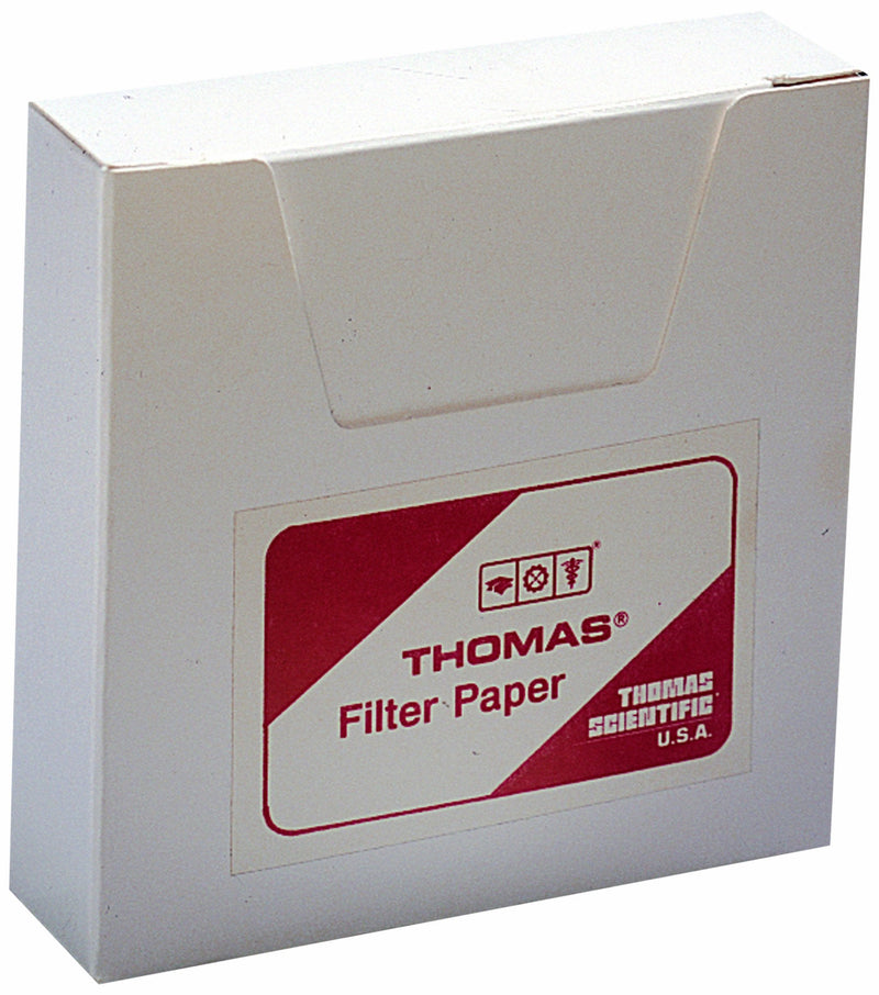 Thomas 6100-0700 Qualitative Filter Paper, 1.5 Micron, Grade, 7cm Diameter x 0.15mm Thick (Pack of 100) 1.5 micrometer Pore, 7cm Diameter x 0.15mm Thick (Pack of 100)