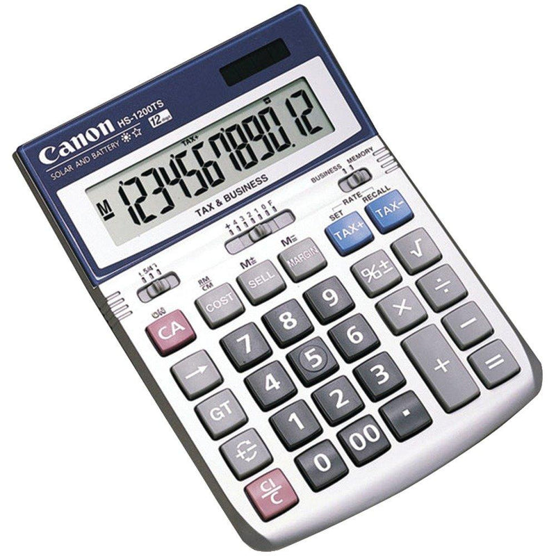 CNMHS1200TS - Canon HS-1200TS 12-Digit Angled Display Calculator