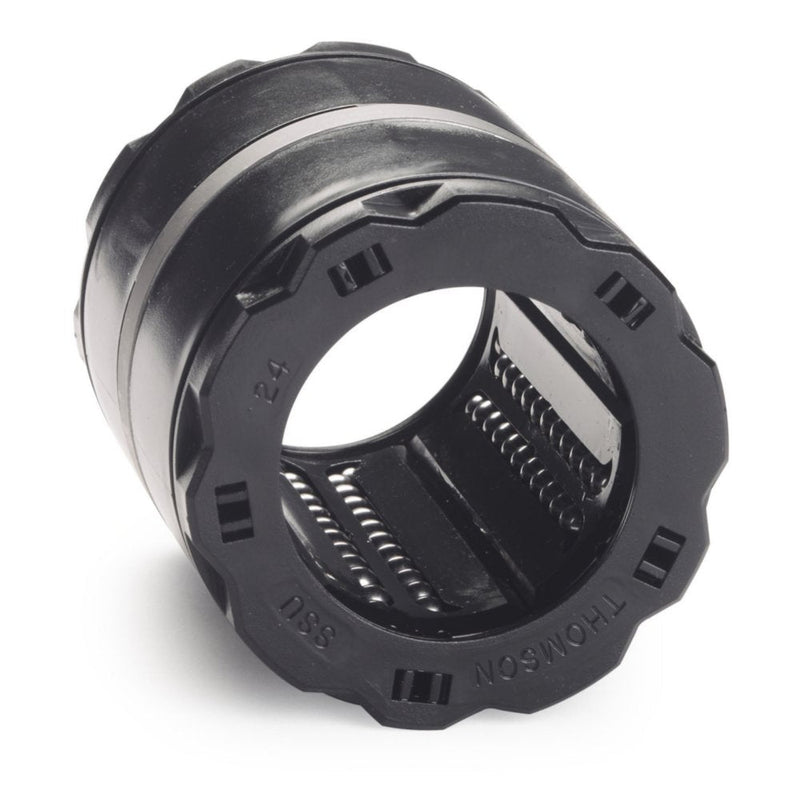 Thomson SS6U8, Ball Bushing Bearing, Super Smart, Closed, for end supported applications, self-aligning; use with 0.5 in Diameter Shaft, Class L