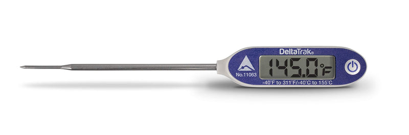 DeltaTrak 11063 FlashCheck Jumbo Display Auto-Cal Needle Probe Thermometer