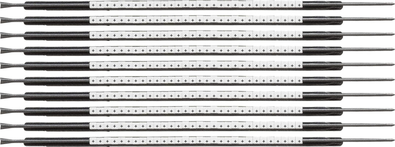 SCN05-PLUS Black on White, Wire Marker Clip Sleeves (50 Clips)