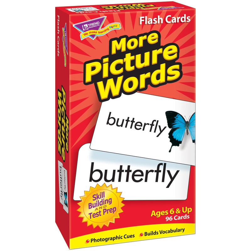 TREND enterprises, Inc. More Picture Words Skill Drill Flash Cards