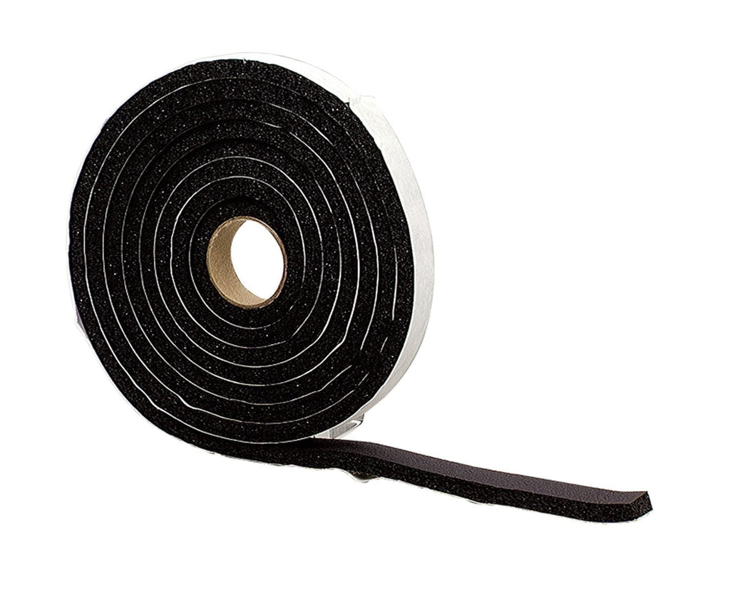 M-D Building Products 43155 High Density Sponge Rubber Tape , Black , 1 Inches Width x 10 Feet Length