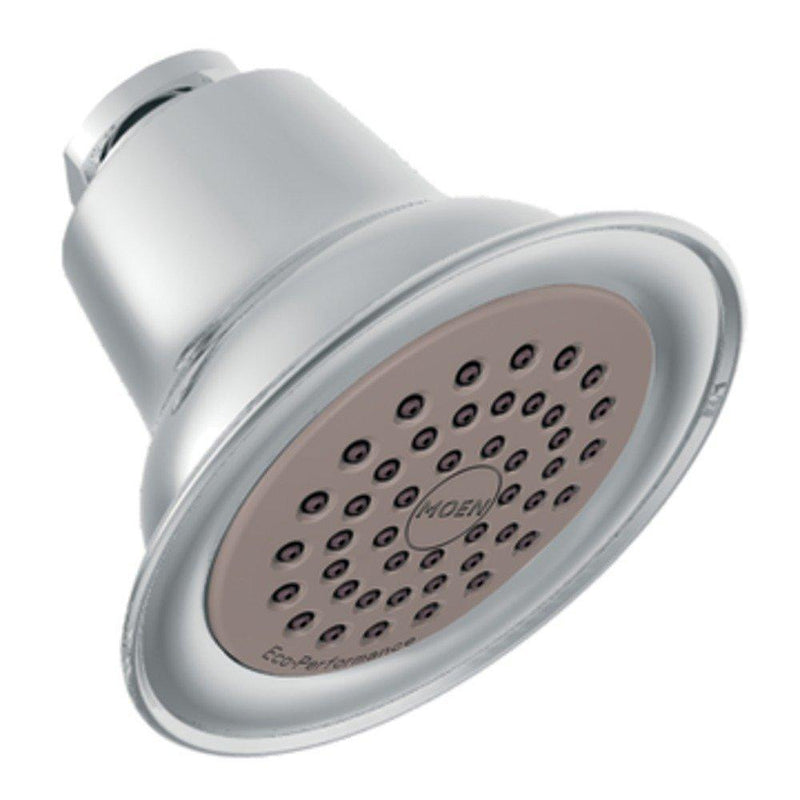 Moen 6313 Chrome One-Function 3-1/2" Diameter Spray Head Eco-Performance Showerhead