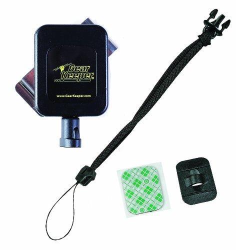 Gear Keeper Cell Phone Tether RT4-5450 Low Profile Retractable with 12oz Phone Weight Limit - Stainless Steel Rotating Belt Clip - 36" Spectra/Nylon Line Extension - ANSI/ISEA 121 Compliant- USA Made