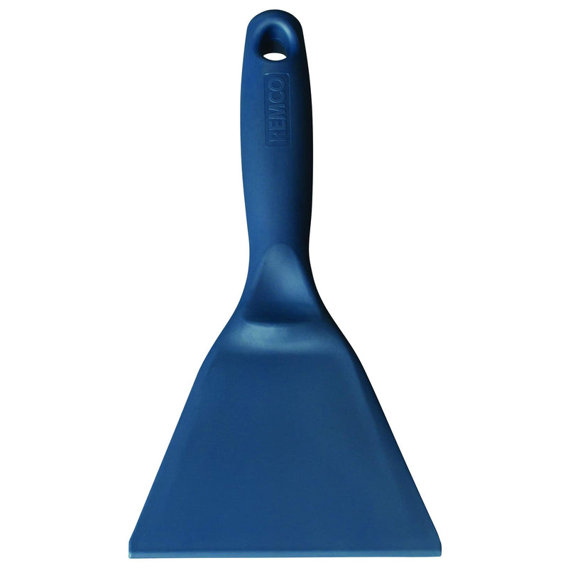 Remco 6962MD3 Blue Polypropylene Metal Detectable Hand Scraper, Injection Molded Blade, 9.7" L x 4.4" W, 1 Piece