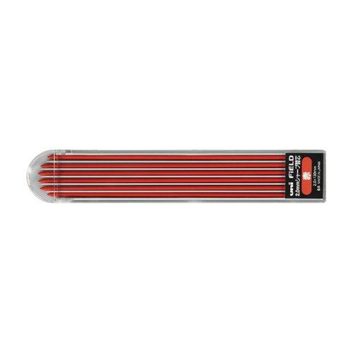 Unii Mitsubishi Pencil Refill for Mechanical Drafting Pen, Field 2.0mm, Red (U20310P.15)