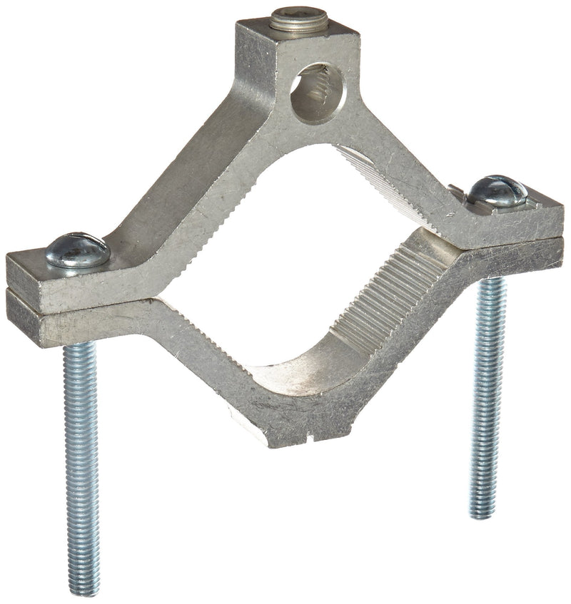 Burndy GC22A Dual Rated Ground Clamp, 250 kcmil - 6 Wire Range, 1" Width, 6-5/16" Length