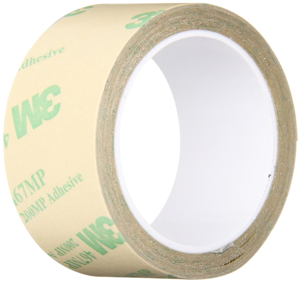 3M 467MP Clear Adhesive Transfer Tape, 1" width x 5yd length (1 roll)