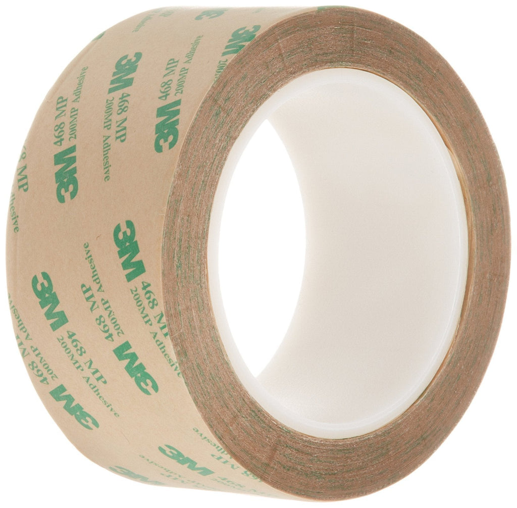 3M 468MP Adhesive Transfer Tape, 2" Width x 20yd Length (1 roll)