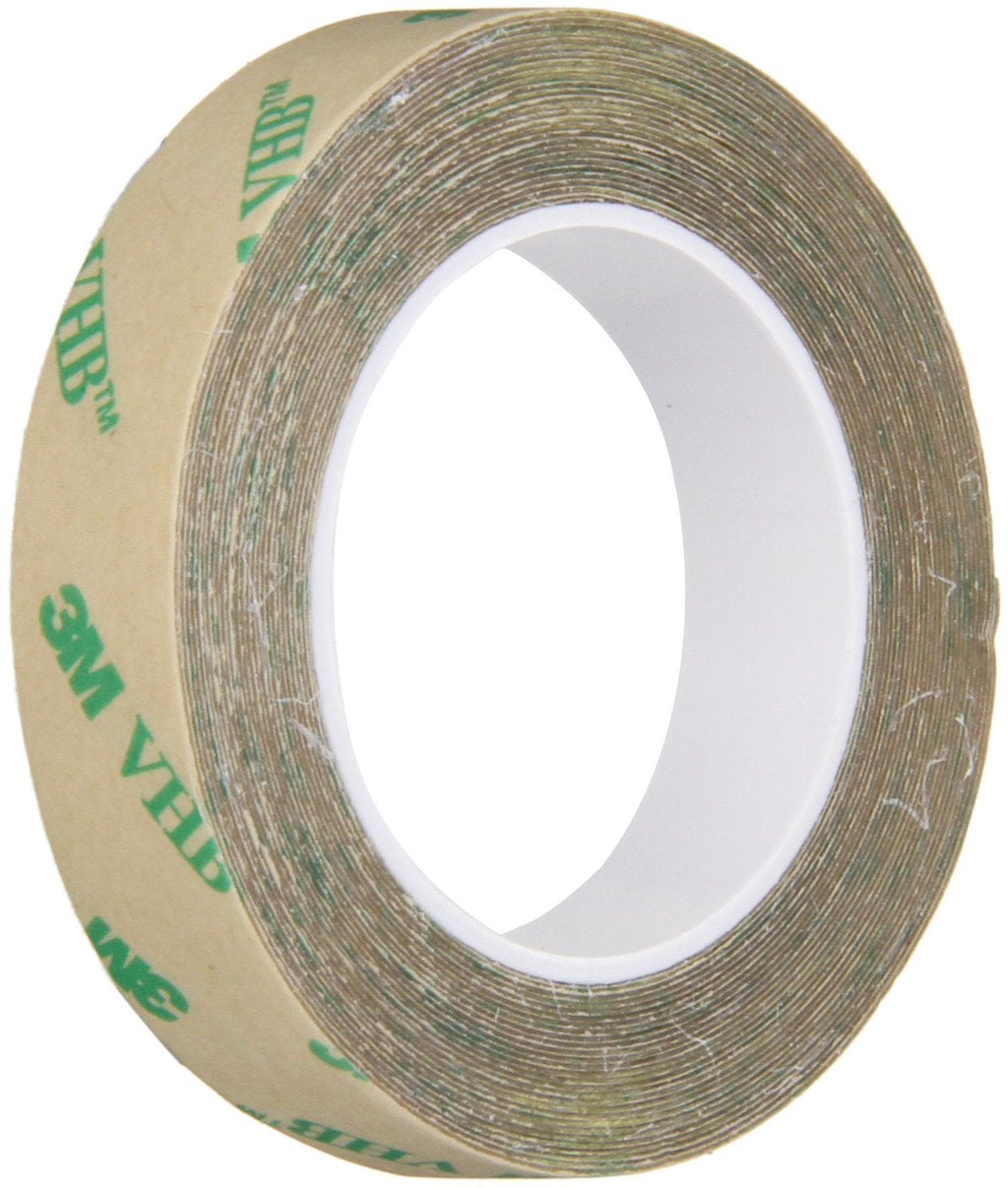 3M VHB F9473PC Adhesive Transfer Tape - 0.5 in x 15 ft. Transparent Tape Roll for Permanent Bonding. Adhesive Tapes