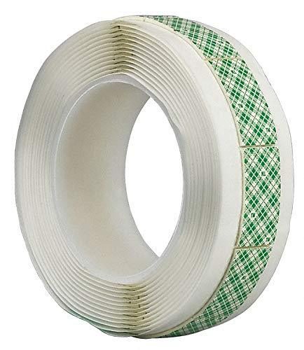 3M 4466W White Foam Tape, 0.75" Width x 1.5" Length Rectangles (Pack of 256)