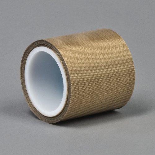 3M 5451 Brown PTFE/UHMW Tape, 1" Width x 5yd Length (1 roll)