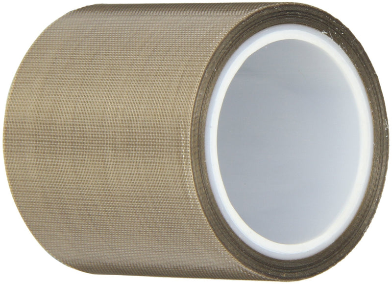 3M 5451 Brown PTFE/UHMW Tape, 2" x 5 yards, Provides a Non-stick, Low Friction Surface on Heat Sealing and Packaging Equipment