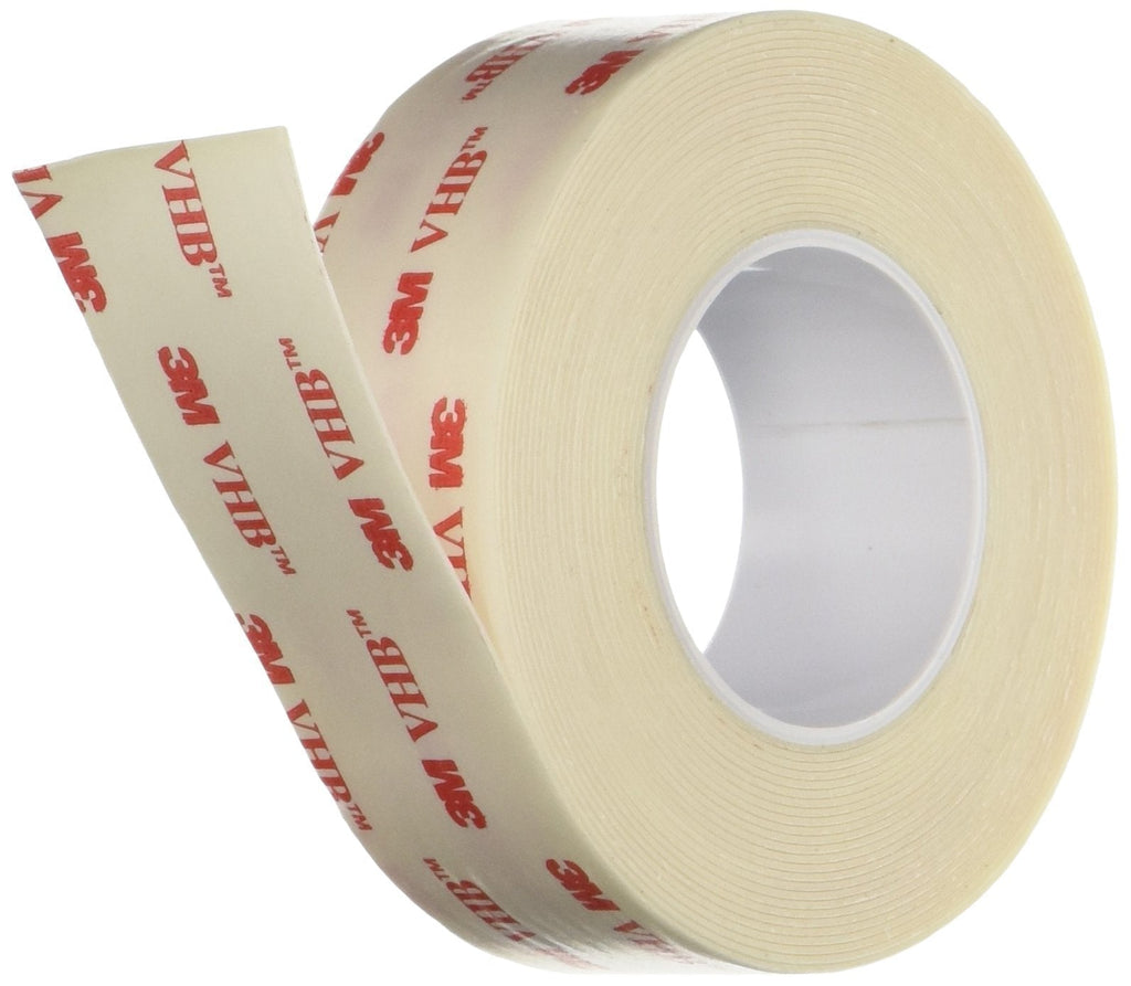 3M VHB Tape 4932, 1 in Width x 5 yd Length (1 Roll)