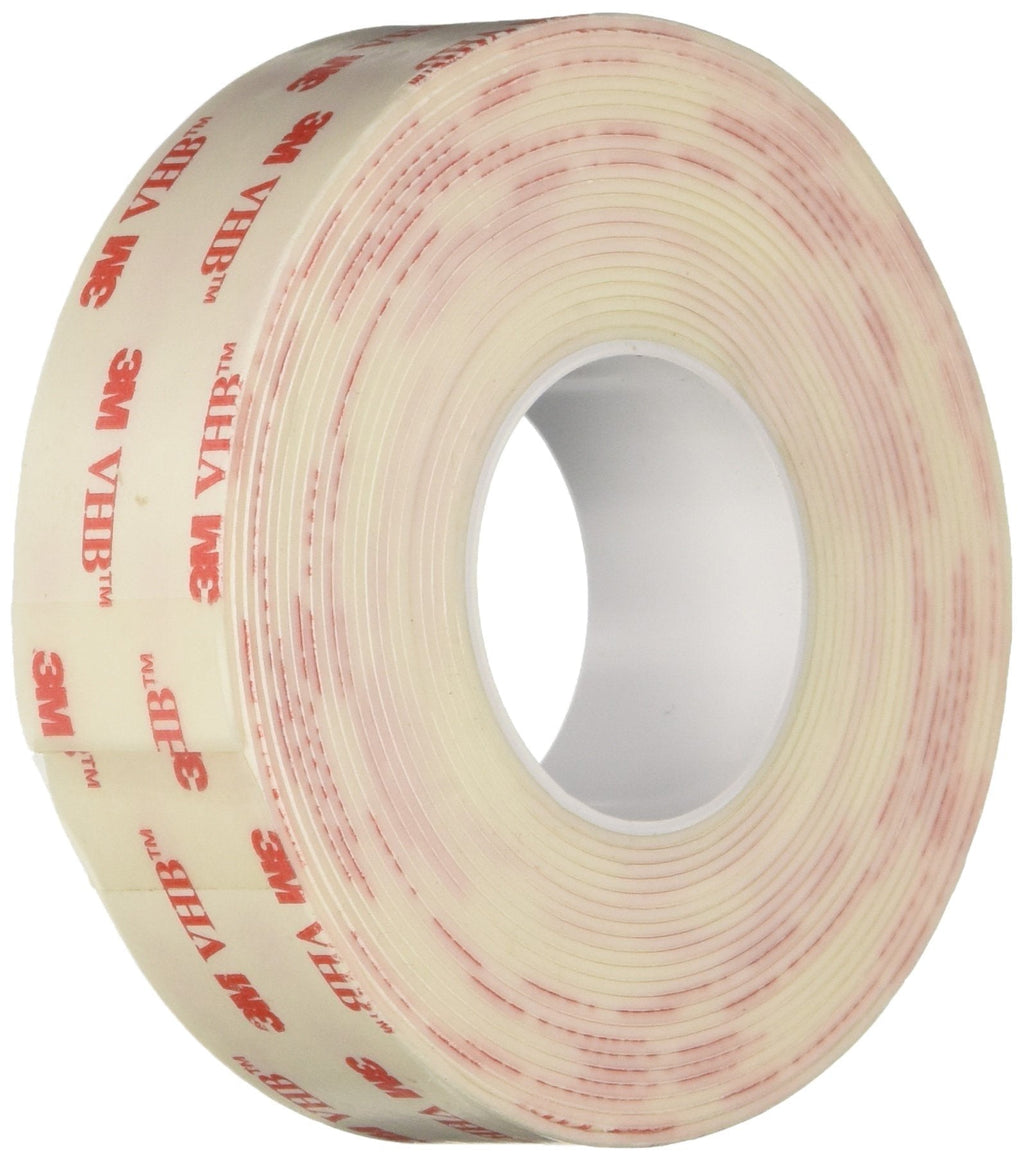 3M VHB Heavy Duty Mounting Tape 4952, 1" width x 5yd length (1 Roll)