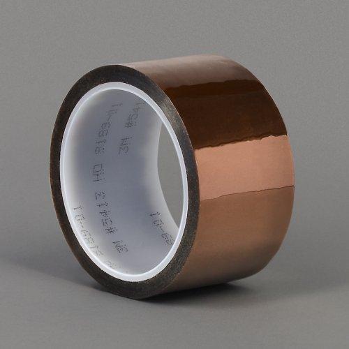 3M 5413 Amber Polyimide Film Tape, 1in width x 5yd length (1 roll)