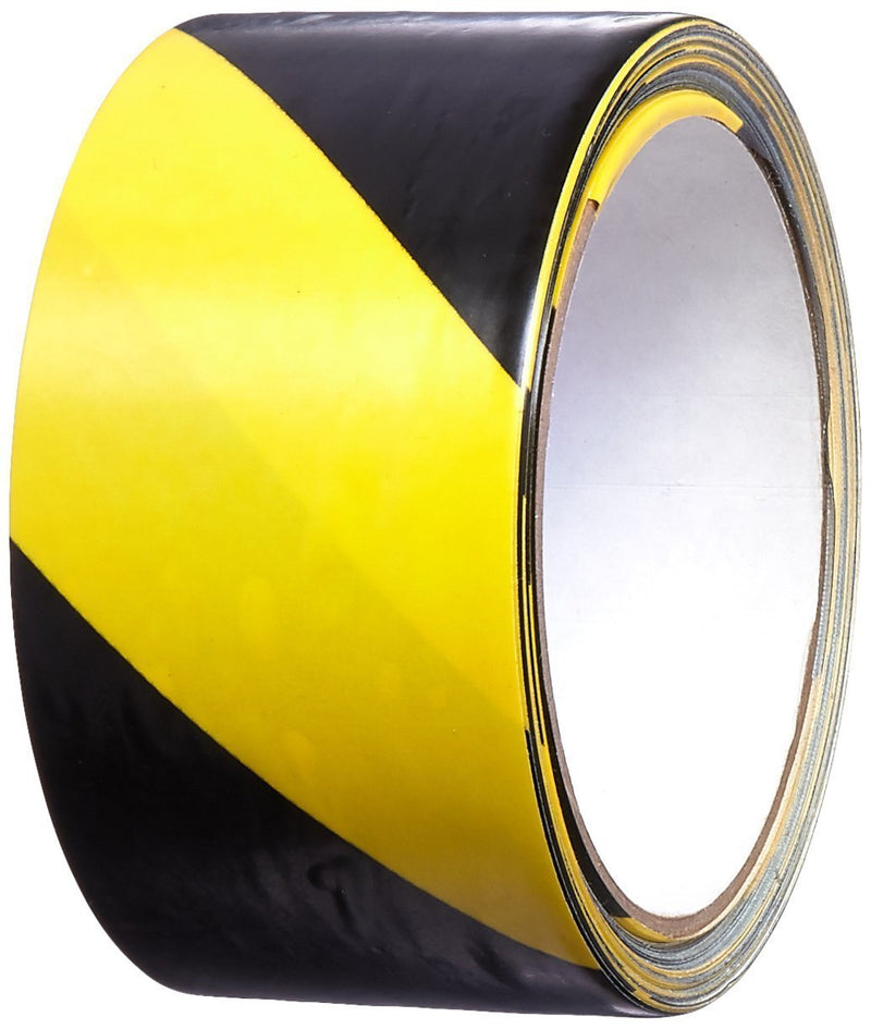 3M 766 Vinyl Tape, 2" width x 20yd length (1 roll) 20 Yards 2 inches Black/Yellow 1