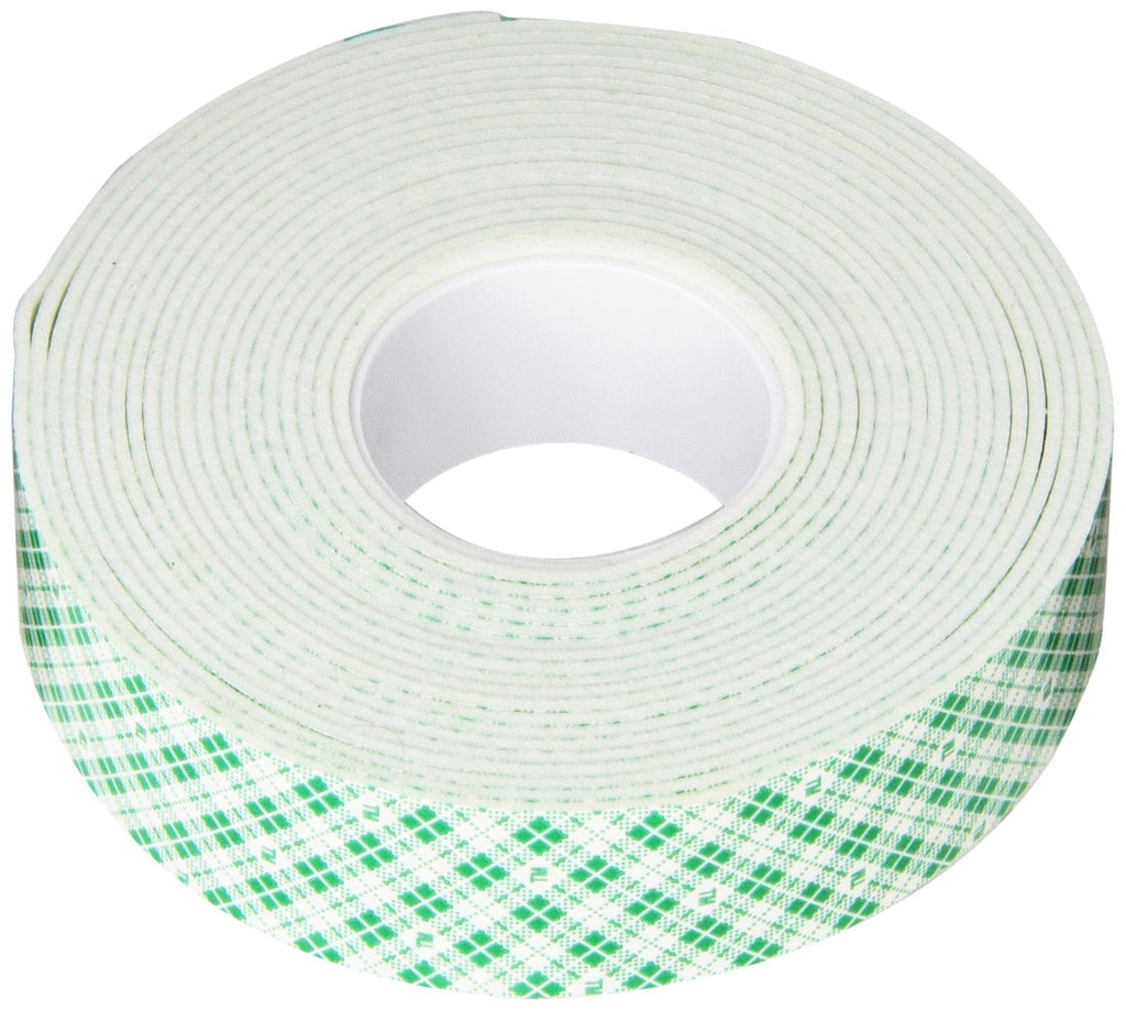 3M Double Coated Urethane Foam Tape 4016, 1" x 5 yards, Indoor Mounting, Bonding, and Attaching