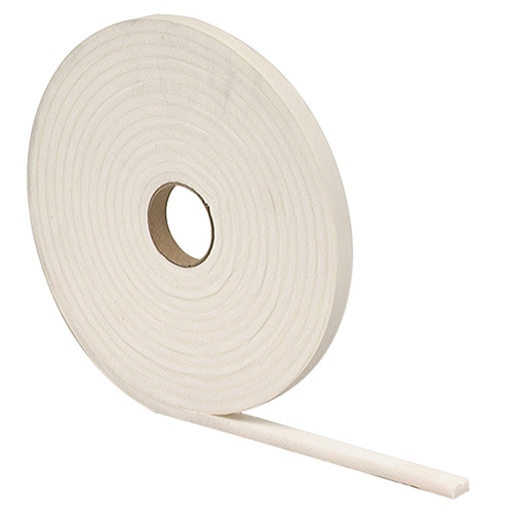 FOAM TAPE3/16X3/8X17' WH