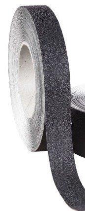 Safe Way Traction 1" X 60' Foot Roll of Black Rubberized Anti Slip Non Skid Safety Tape 3510-1
