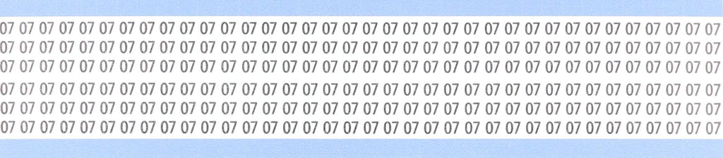 Brady WM-07-S-PK Repositionable Vinyl Cloth (B-500), Black on White, Suffix Numbers Wire Marker Card (25 Cards)