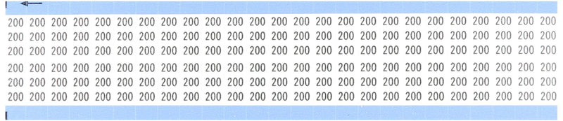 Brady WM-200-PK Repositionable Vinyl Cloth (B-500), Black on White, Solid Numbers Wire Marker Card (25 Cards)