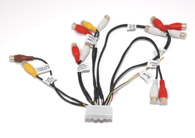 Audio Video Harness RCA Cord Assembly for Pioneer Avic-X920 Avic-Z120BT (CDP1304 CDP1335)