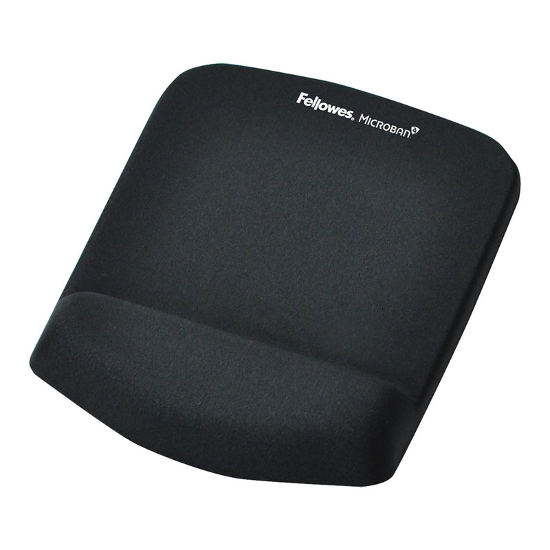 Fellowes PlushTouch Wrist Rest with Mouse Pad, FoamFusion Technology, Black (9252001) 9"*7.5"