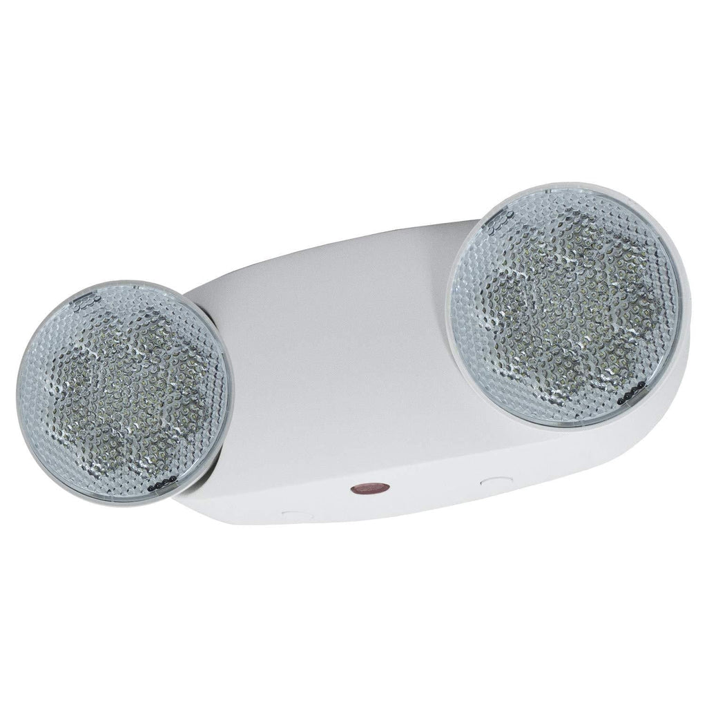 LFI Lights - UL Certified - Hardwired LED Compact Emergency Light - High Output Round Head - ELMW2