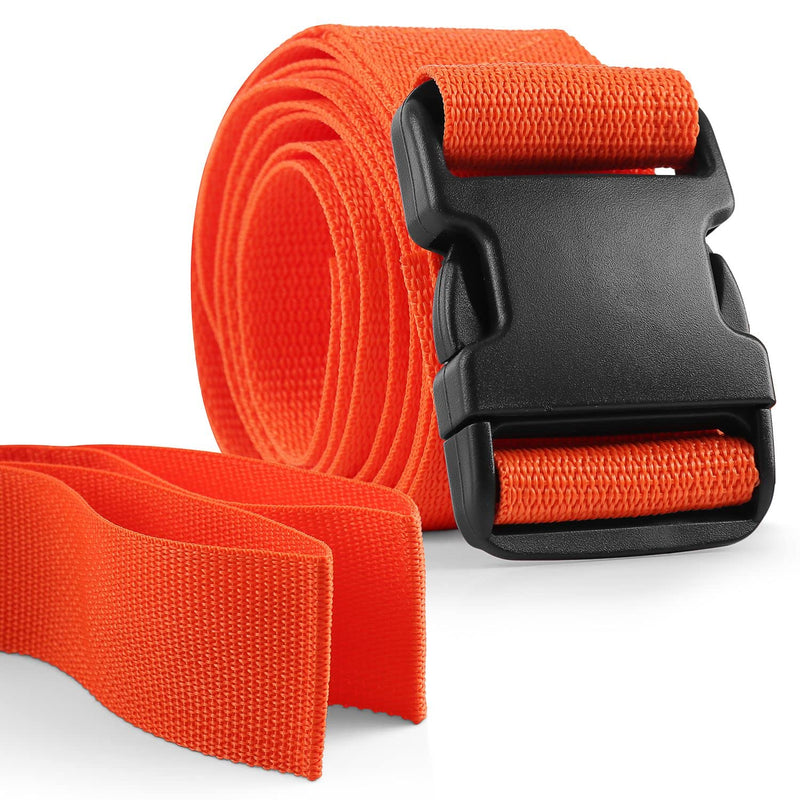 Primacare IR-5008 Unisex 2 Piece Restraint Strap with Loop Lock for Patients, Adults and Kids, Medical Waterproof Straps with Adjustable Locking for Easy Attachment, 9 Feet, Orange