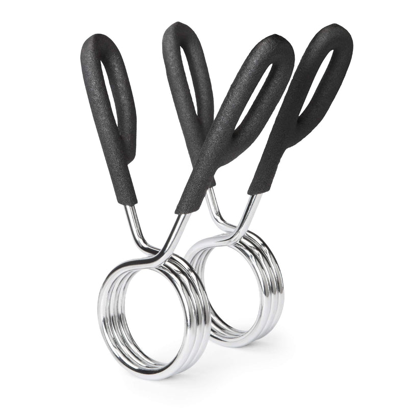 Marcy Weightlifting Accessory Spring Clip Collars for Weight Bar and Dumbbell Handles, Sold in Pair Olympic Bar