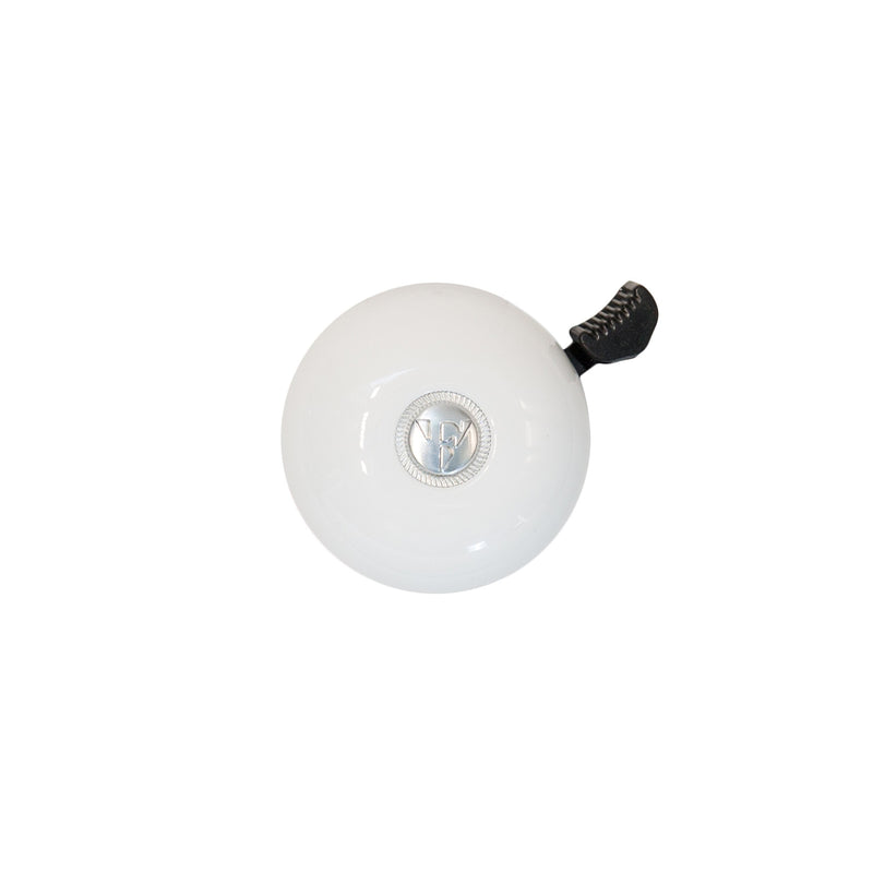 Firmstrong Classic Beach Cruiser Bicycle Bell White
