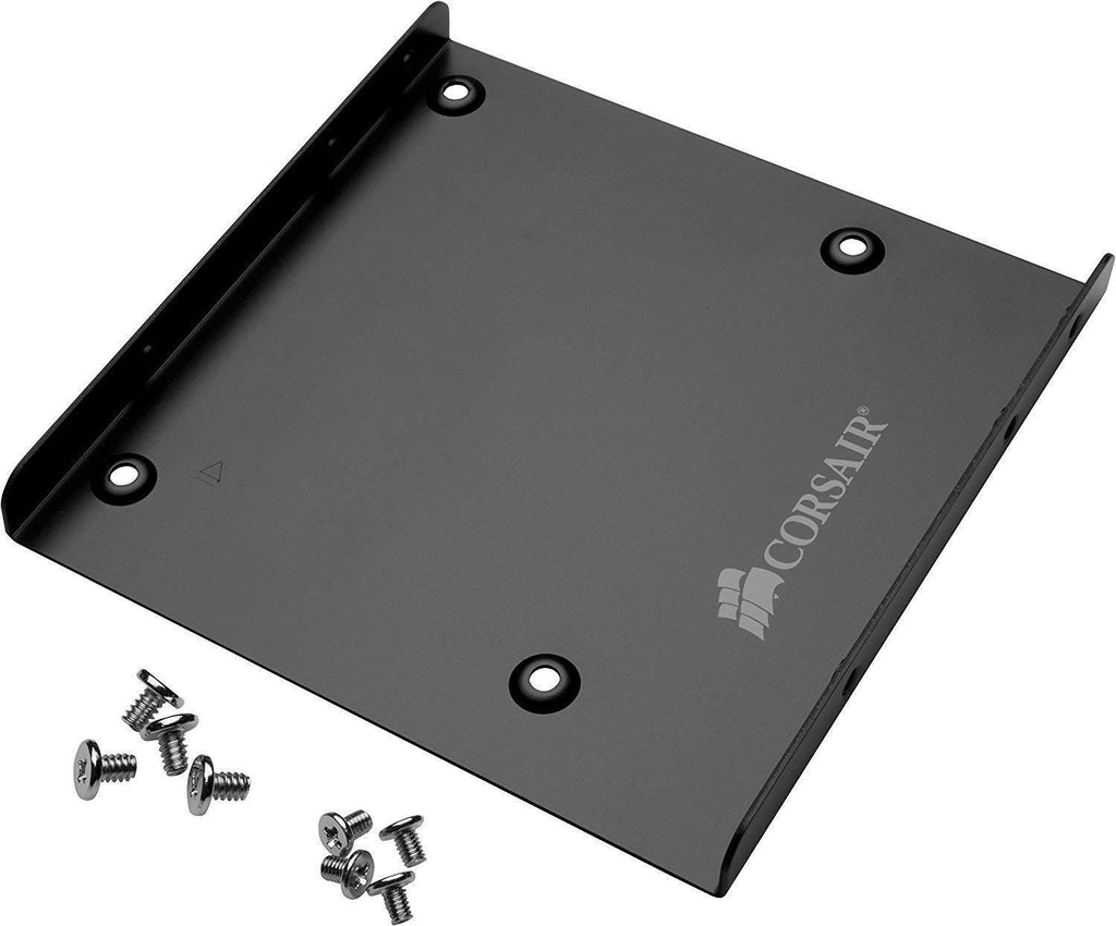 Corsair SSD Mounting Bracket Kit 2.5" to 3.5" Drive Bay(Cssd-Brkt1), Black