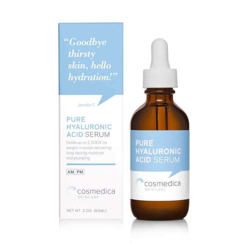 Hyaluronic Acid Serum for Skin-- 100% Pure-Highest Quality, Anti-Aging Serum-- Intense Hydration + Moisture, Non-greasy, Paraben-free-Best Hyaluronic Acid for Your Face (Pro Formula) 2 oz 2 Ounce (Pack of 1)