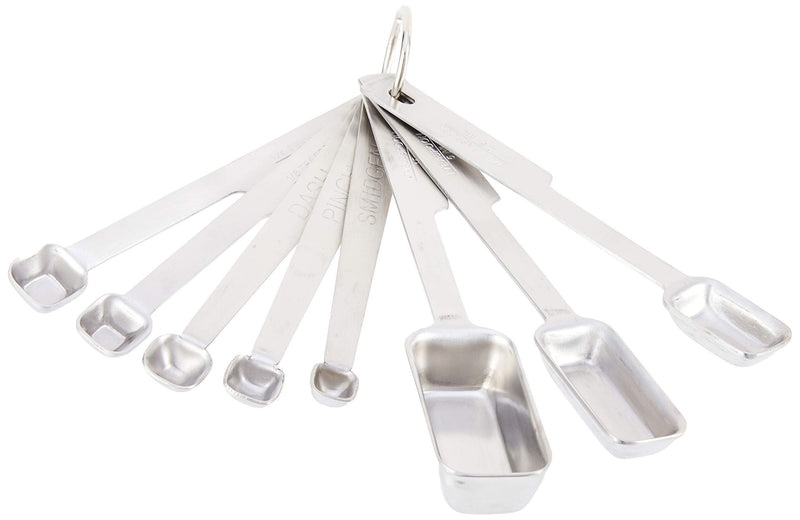 Norpro 8-Piece Stainless Steel Measuring Spoon Set, One Size, Metallic 1