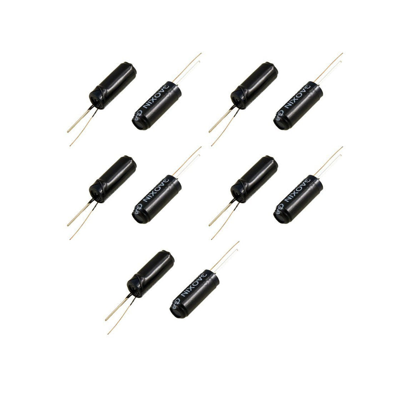 uxcell 10 Pieces Ball Rolling Sensor Vibration Switch 0.6mm Pin Dia SW-18020P