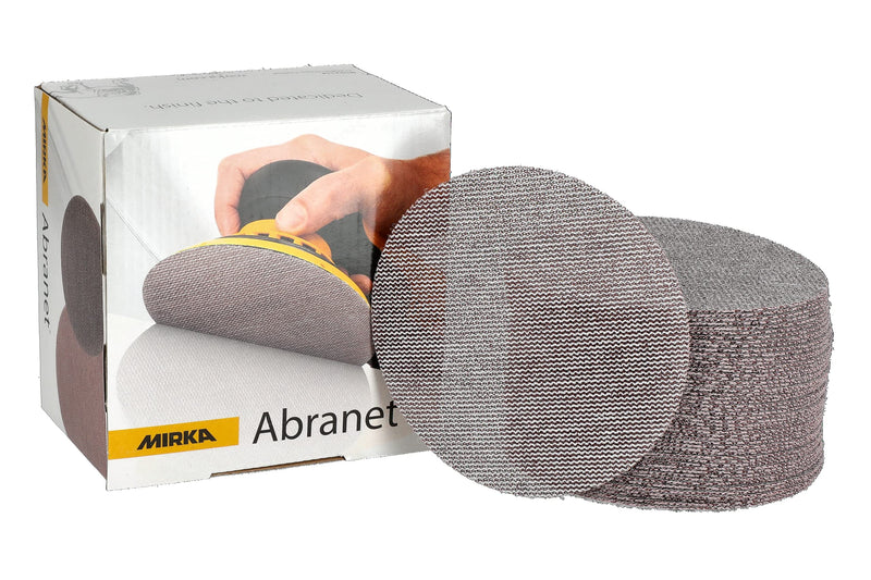 Mirka 9A-232-080 5-Inch 80 Grit Mesh Abrasive Dust Free Sanding Discs, Box of 50 Discs, Small 80 Grit - 50 Pack